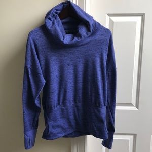 Purple & Black Athleisure Sweater